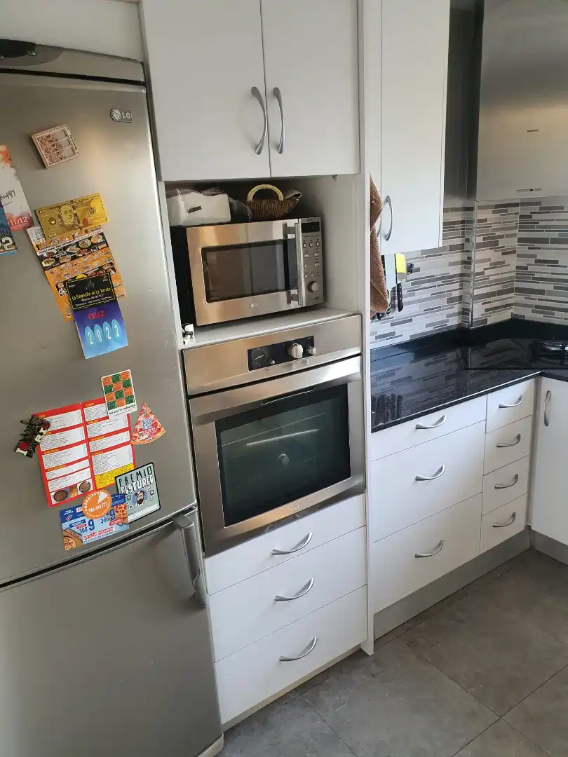 Küche von Wohnung zur Miete in Alicante / Alacant mit Klimaanlage, Parkett und Möbliert