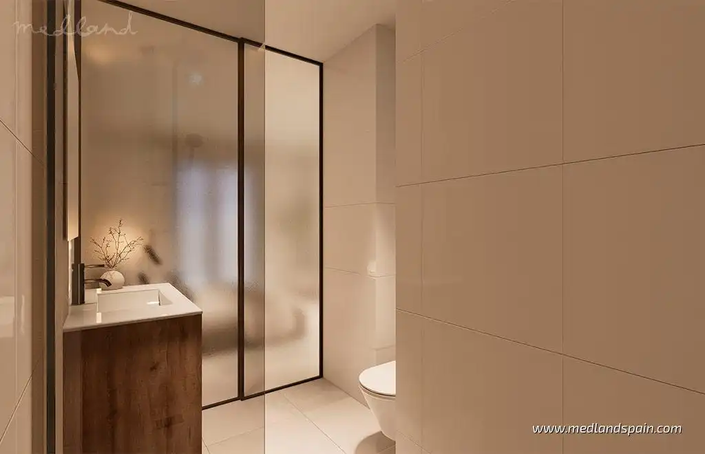 Baño de Apartamento en venta en Pilar de la Horadada con Terraza y Piscina comunitaria