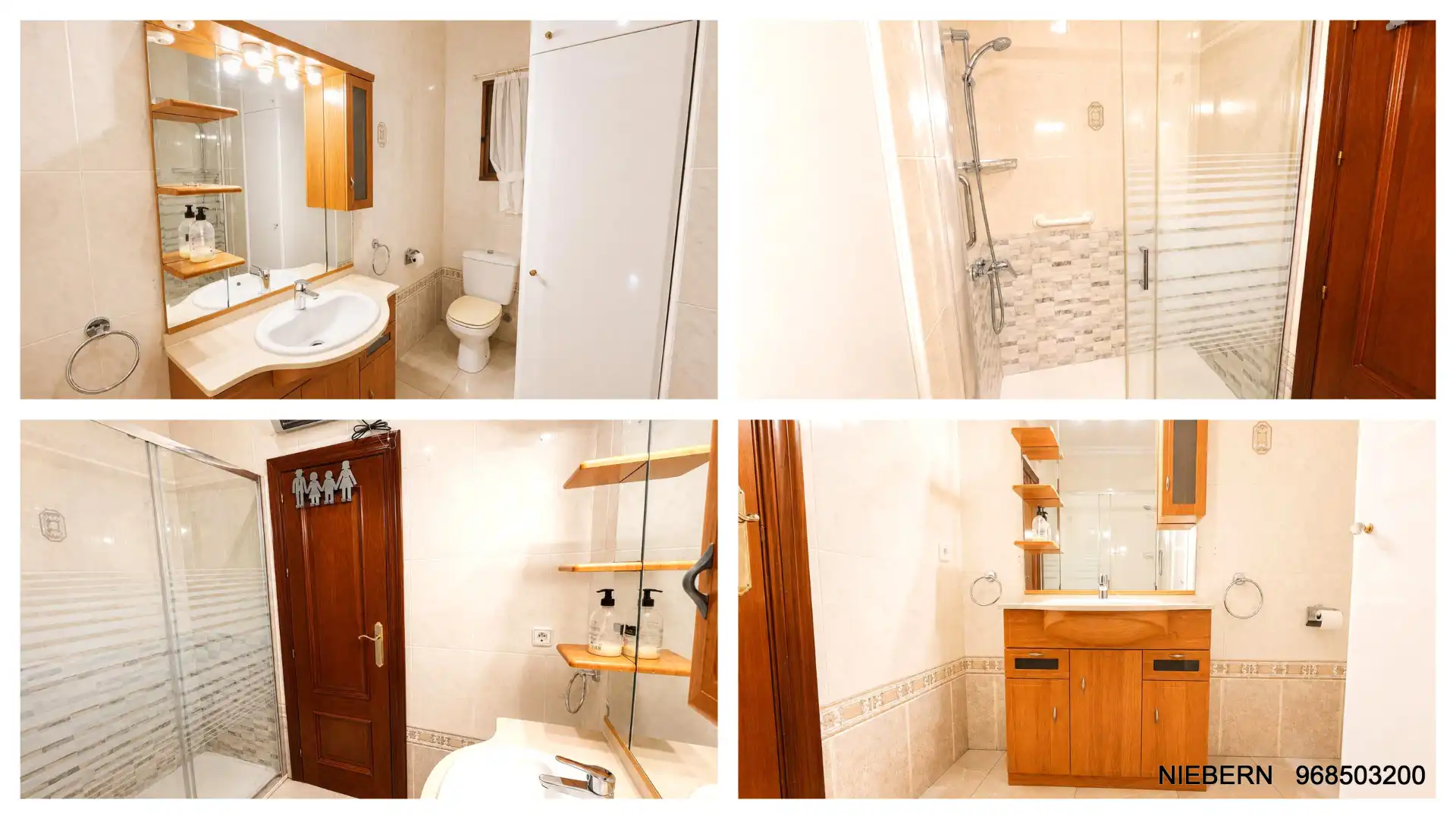 Baño de Piso de alquiler en Cartagena con Aire acondicionado, Amueblado y Horno
