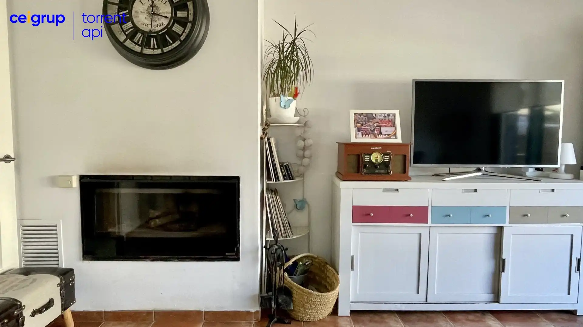 Wohnzimmer von Einfamilien-Reihenhaus zum Verkauf in Pals mit Klimaanlage, Terrasse und Schwimmbad