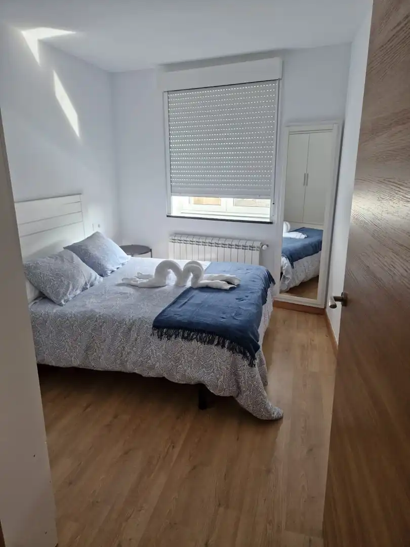 Bedroom of Apartments for rent in Lugo  with Terrace and Furnished