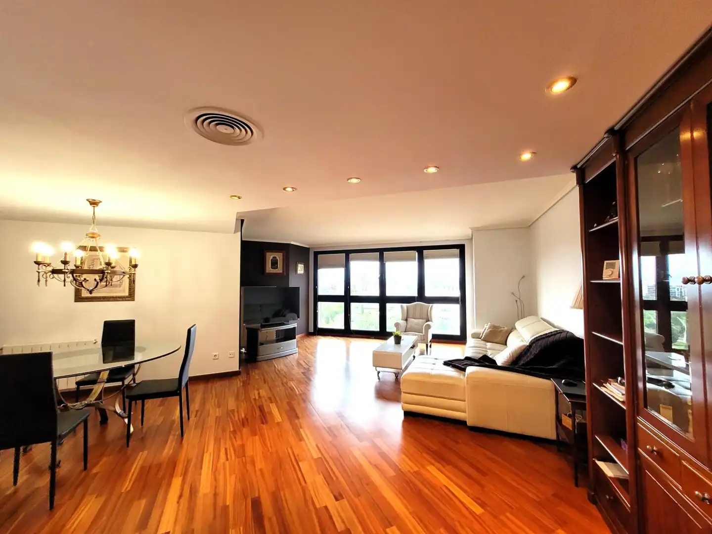 Sala d'estar de Pis en venda en Valencia amb Calefacció, Parquet i Jacuzzi