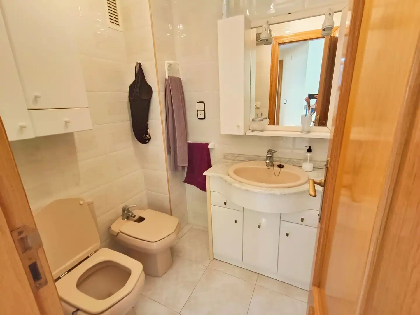 Bathroom of Apartments for sale in Sueca  with Air Conditioner and Terrace