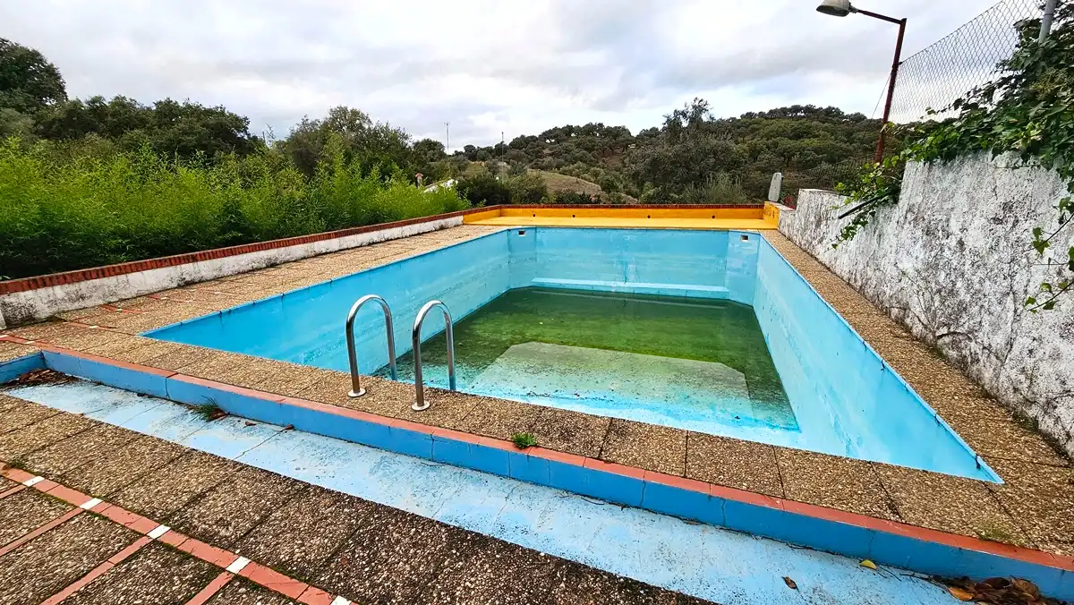 Swimming pool of Houses for sale in Cortegana  with Private garden, Terrace and Storage room