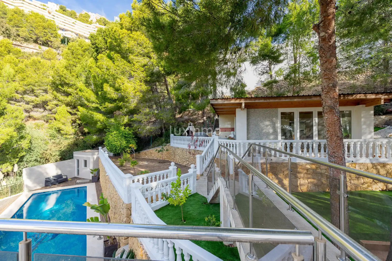 Jardín de Casa o chalet en venta en Altea con Aire acondicionado, Calefacción y Jardín privado