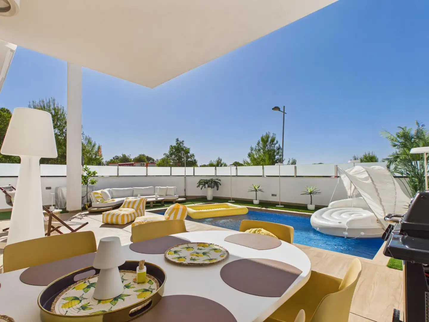 Terraza de Casa o chalet de alquiler en Finestrat