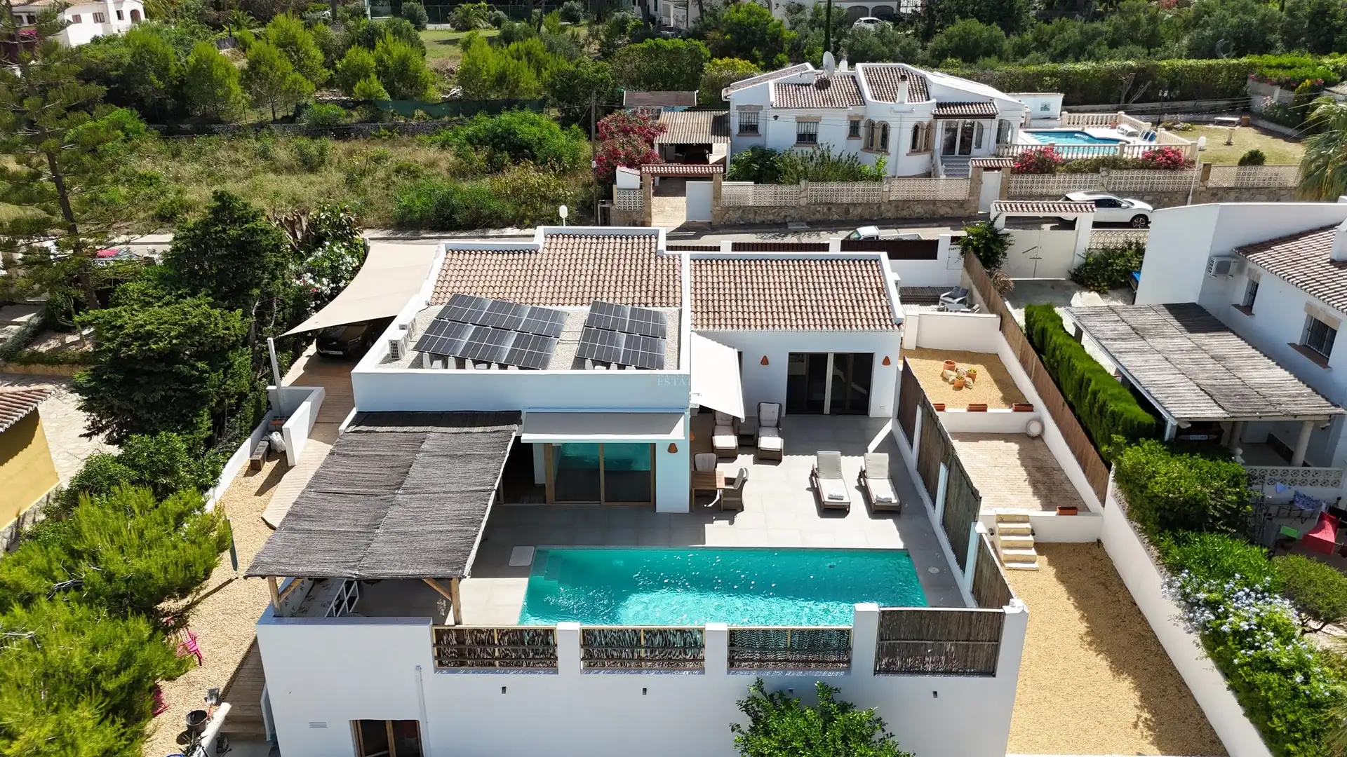 Vista exterior de Casa o xalet en venda en Jávea / Xàbia amb Aire condicionat, Terrassa i Traster