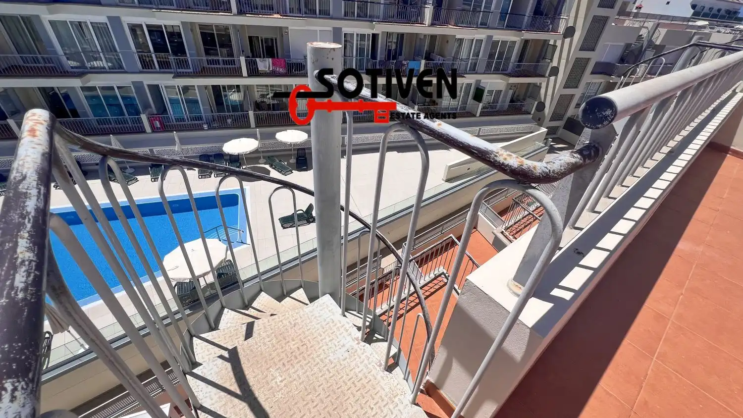 Exterior view of Apartments for sale in Santiago del Teide  with Terrace, Balcony and Community pool