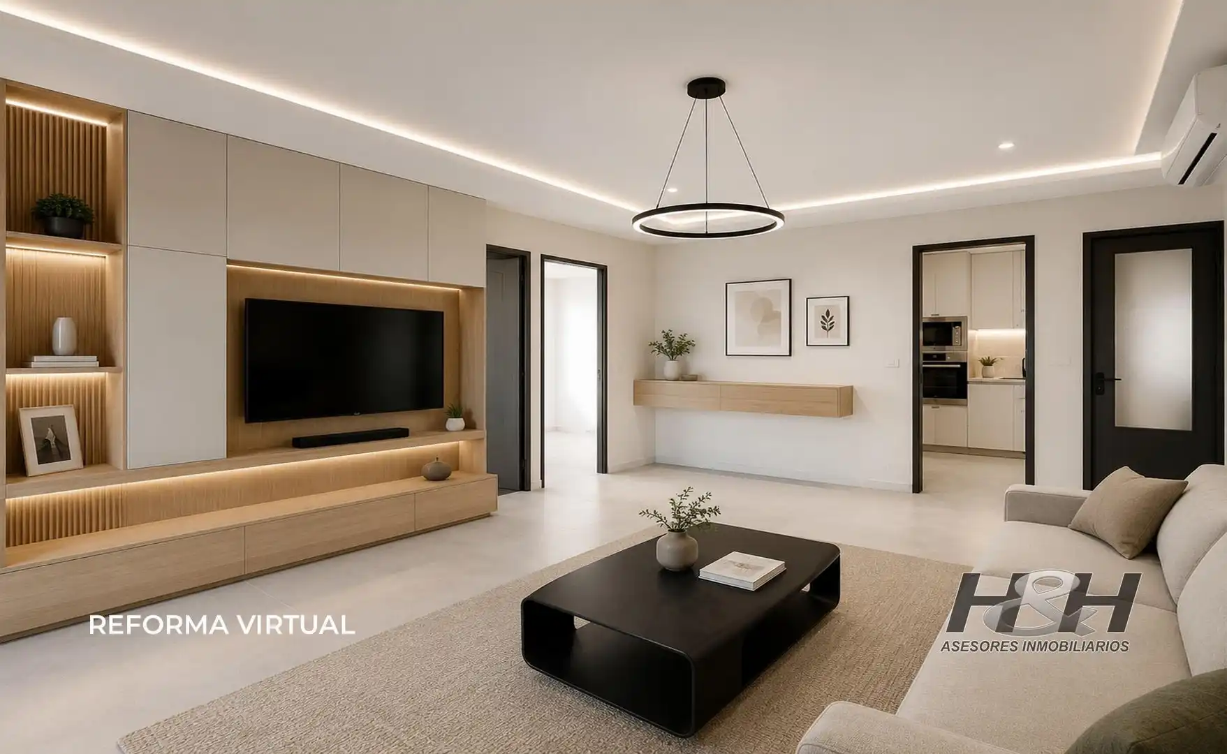 Sala de estar de Piso en venta en Burjassot