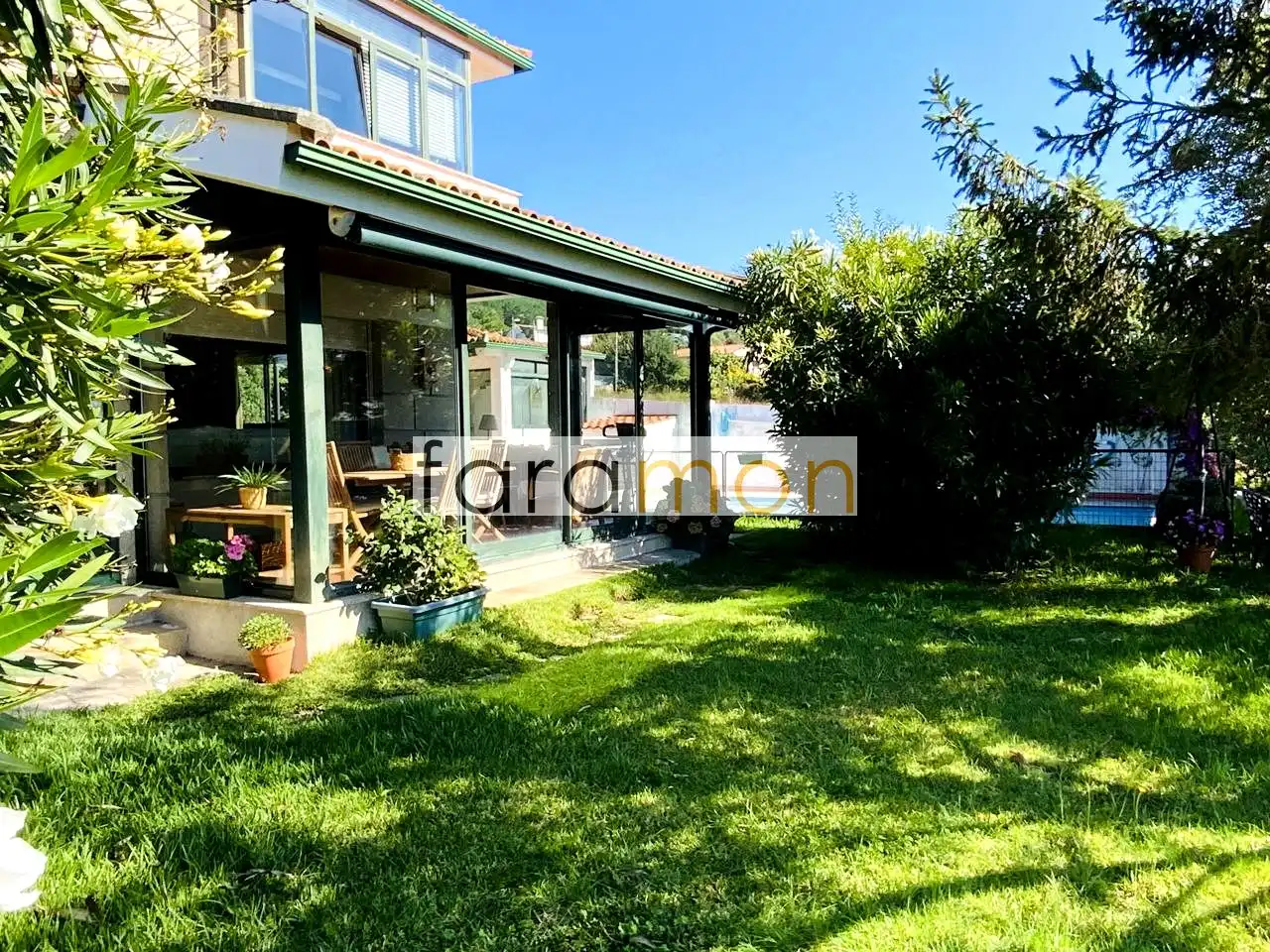 Garden of Houses for sale in Vigo   with Private garden, Parquet flooring and Terrace