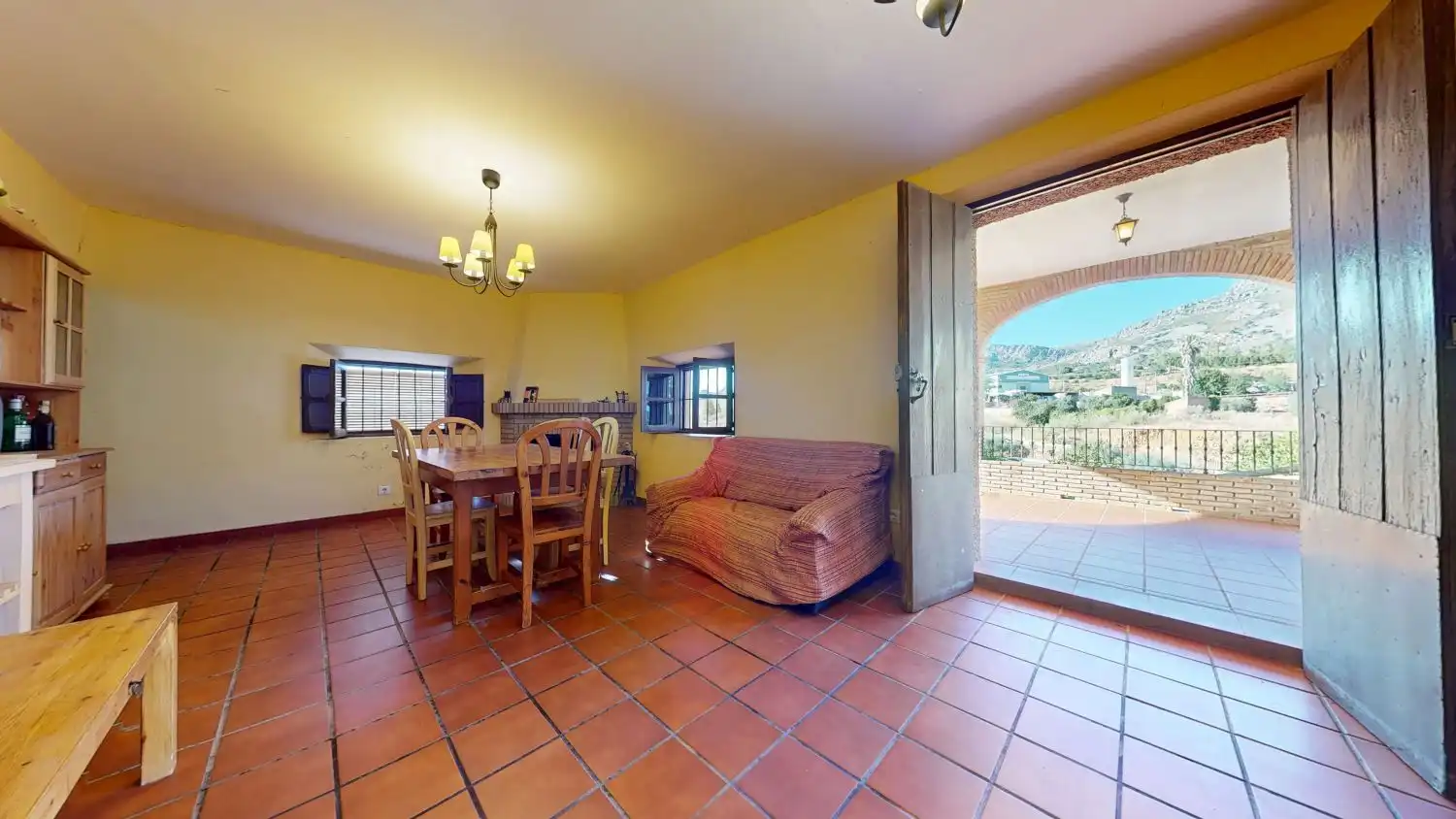 Esszimmer von Country house zum Verkauf in Hornachos