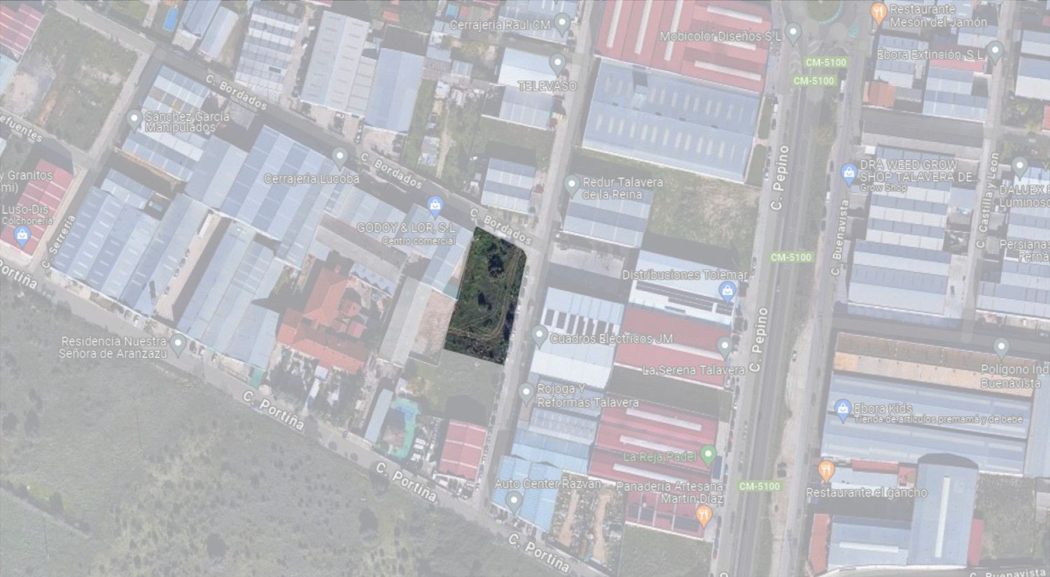 Industrial land for sale in Pepino