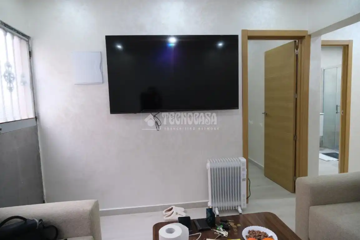 Sala de estar de Casa adosada en venta en Sevilla con Alarma