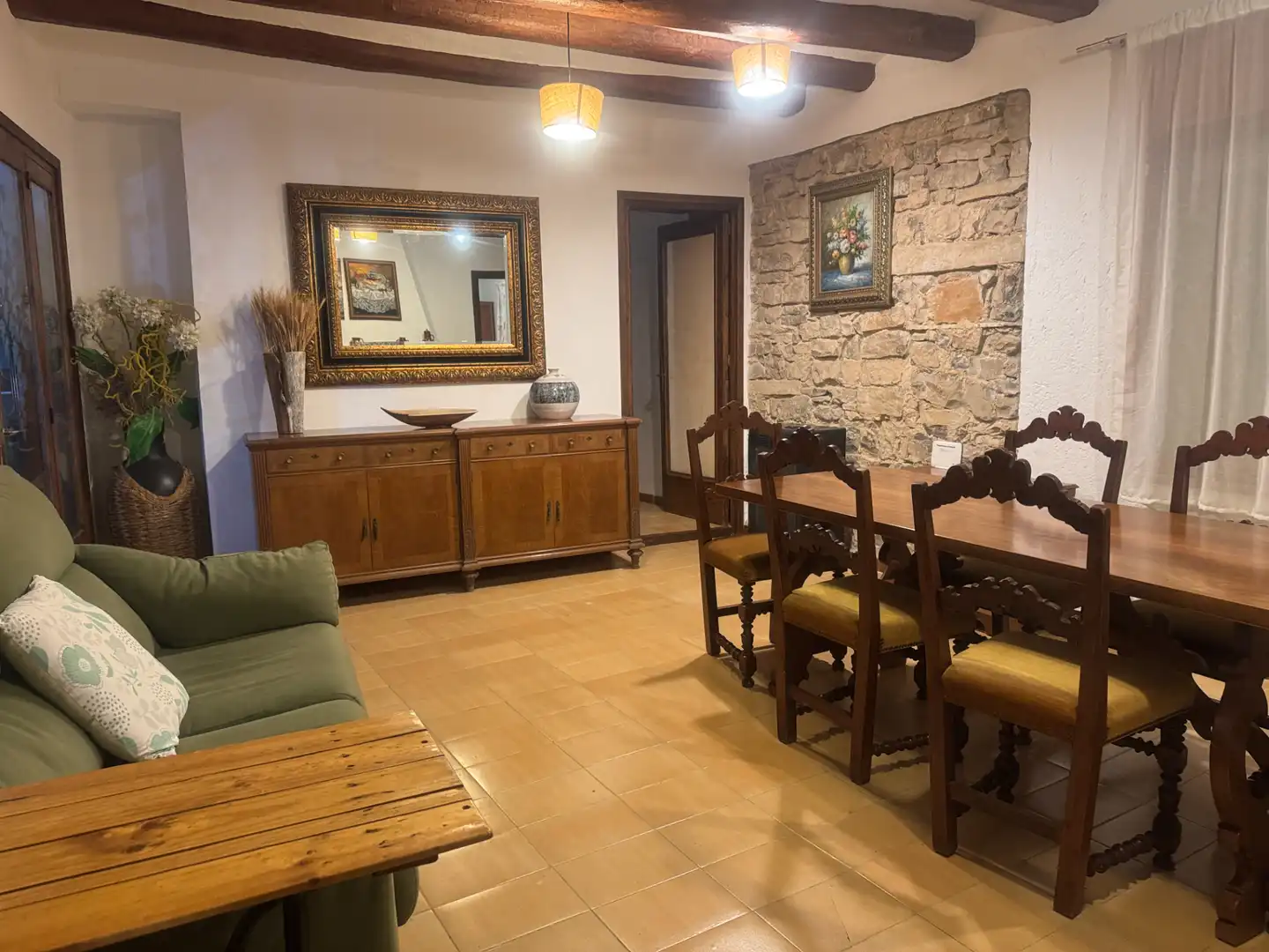 Menjador de Casa adosada en venda en Montoliu de Segarra
