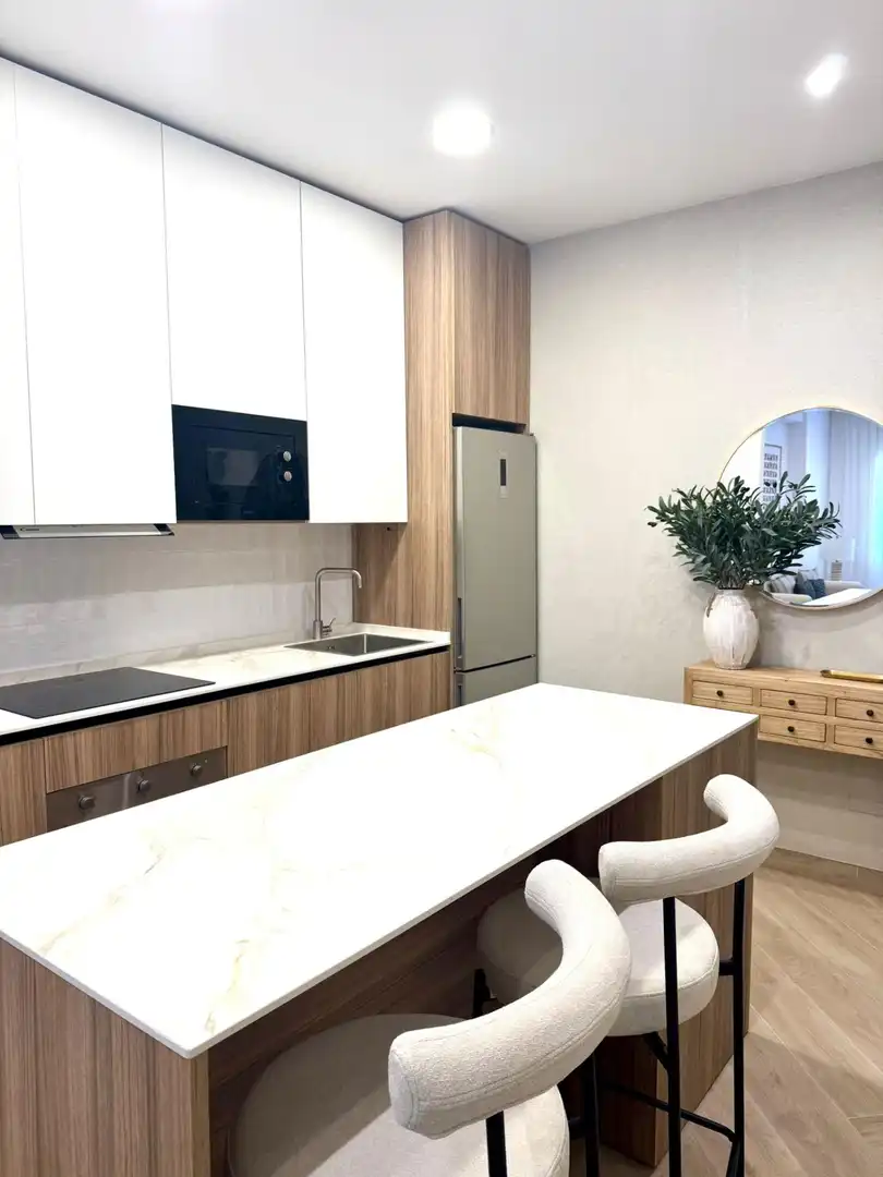 Küche von Wohnung zur Miete in Málaga mit Klimaanlage, Heizung und Möbliert
