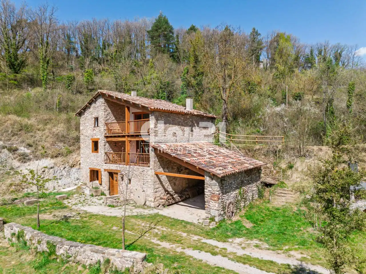 Vista exterior de Casa o xalet en venda en Borredà amb Jardí privat