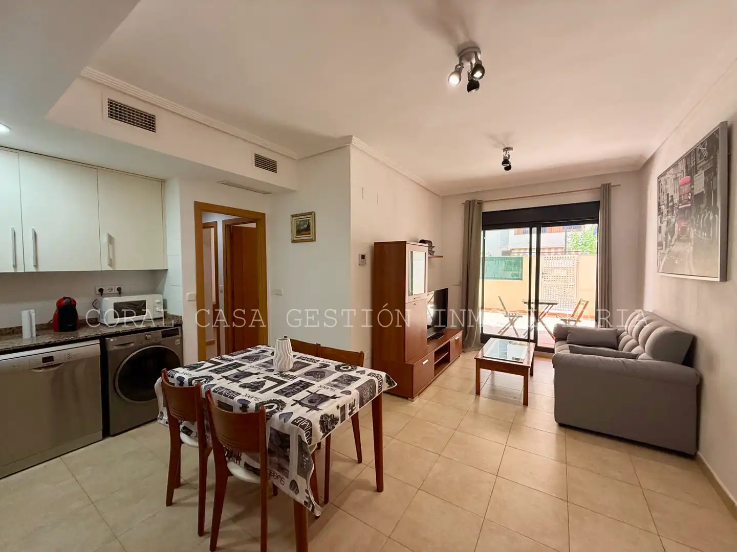 Wohnzimmer von Wohnungen zur Miete in Almenara mit Klimaanlage, Heizung und Terrasse