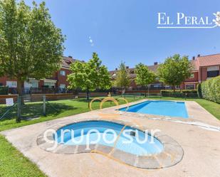 Swimming pool of Single-family semi-detached for sale in Simancas  with Terrace