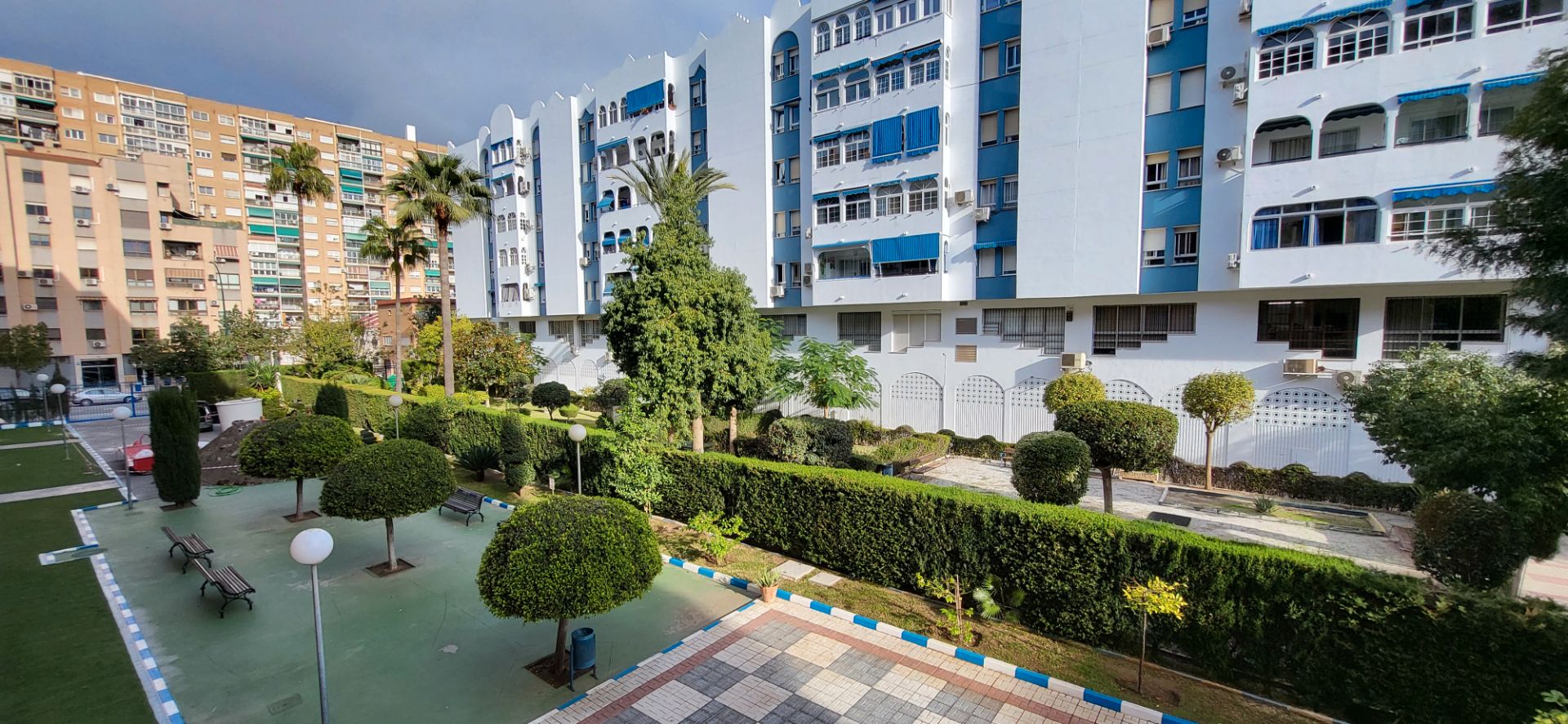 Vista exterior de Pis de lloguer en Málaga Capital amb Aire condicionat, Calefacció i Moblat