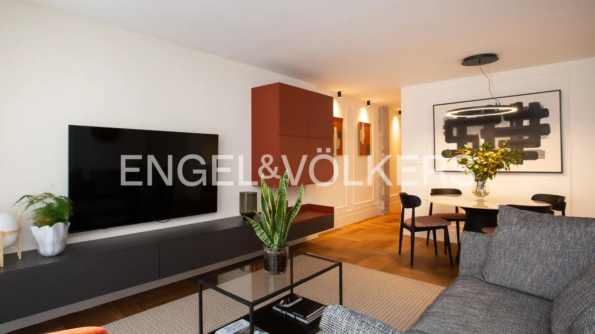 Sala de estar de Piso en venta en Bilbao  con Calefacción, Parquet y Terraza