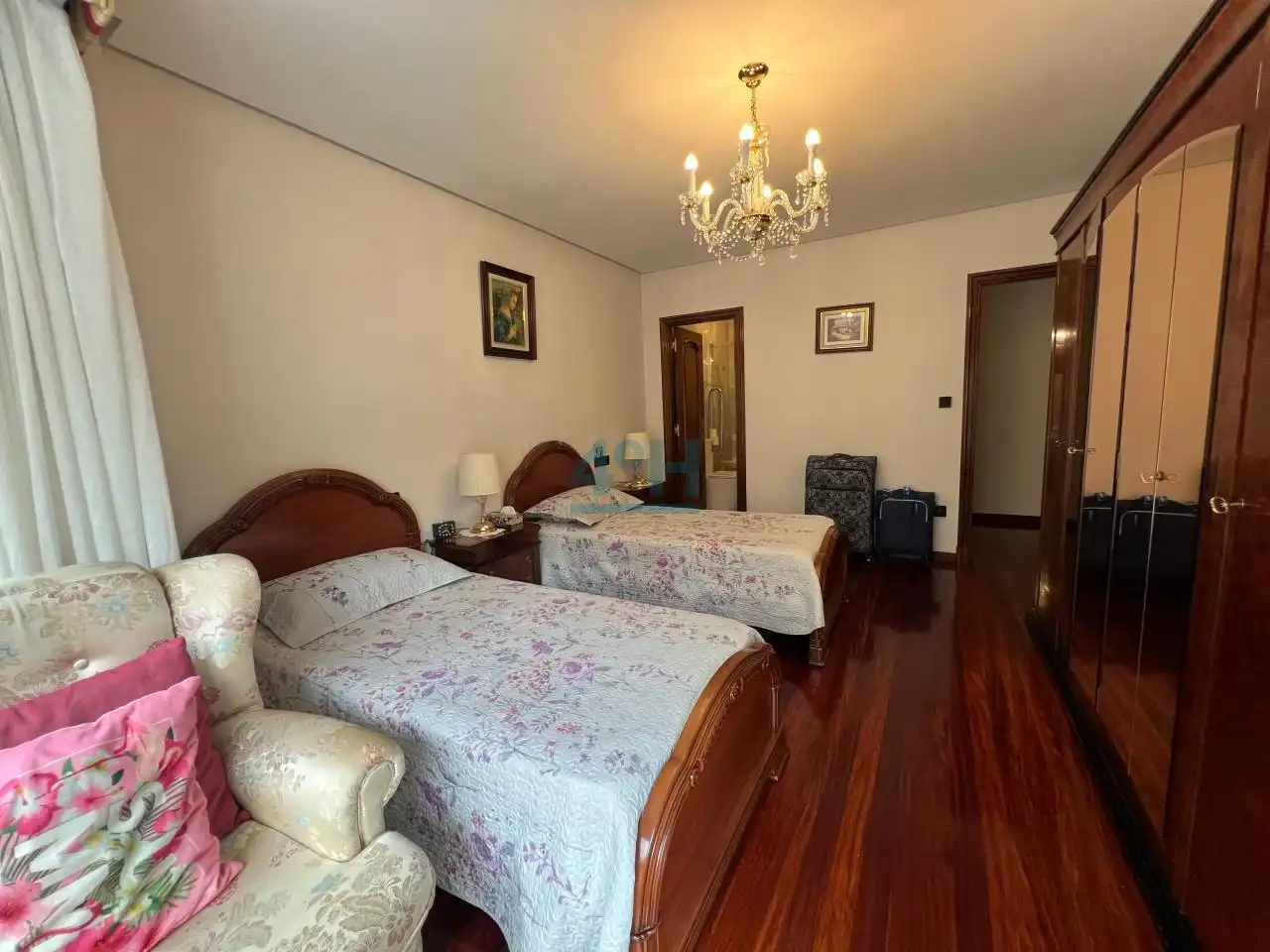 Bedroom of Flat for sale in Ourense Capital   with Heating, Parquet flooring and Storage room