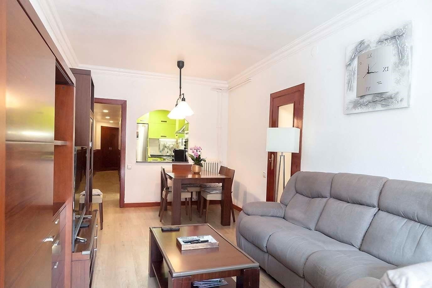 Sala d'estar de Pis de lloguer en Lugo Capital amb Aire condicionat, Calefacció i Jardí privat
