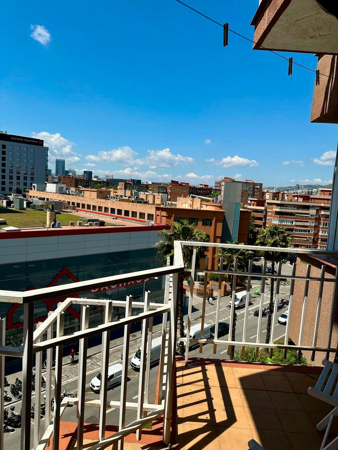 Exterior view of Flat to rent in  Barcelona Capital  with Furnished, Washing machine and TV