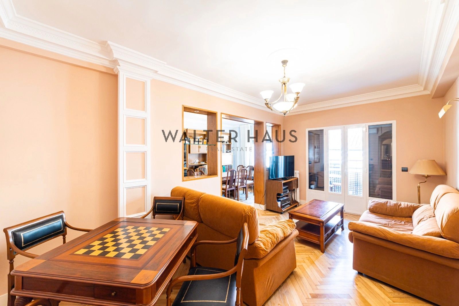 Sala de estar de Piso en venta en  Madrid Capital con Aire acondicionado, Calefacción y Terraza