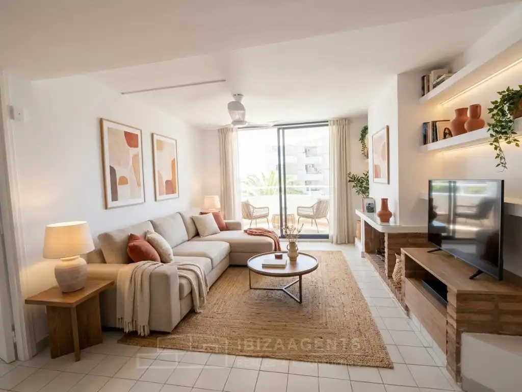 Mini appartamento con piscina in vendita a Marina Botafoc - Platja de Talamanca, imagen 3