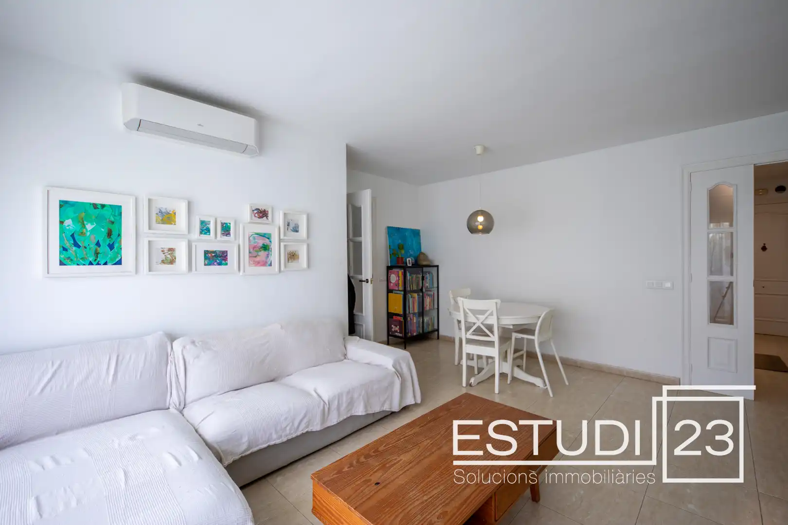 Sala de estar de Piso en venta en Dosrius con Calefacción
