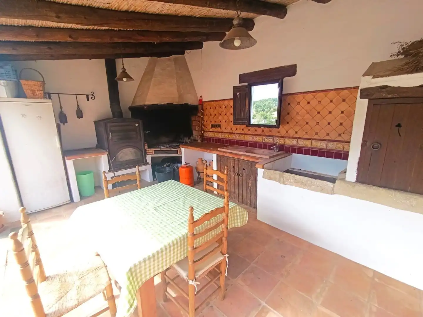 Cocina de Finca rústica de alquiler en Benissa con Calefacción y Amueblado