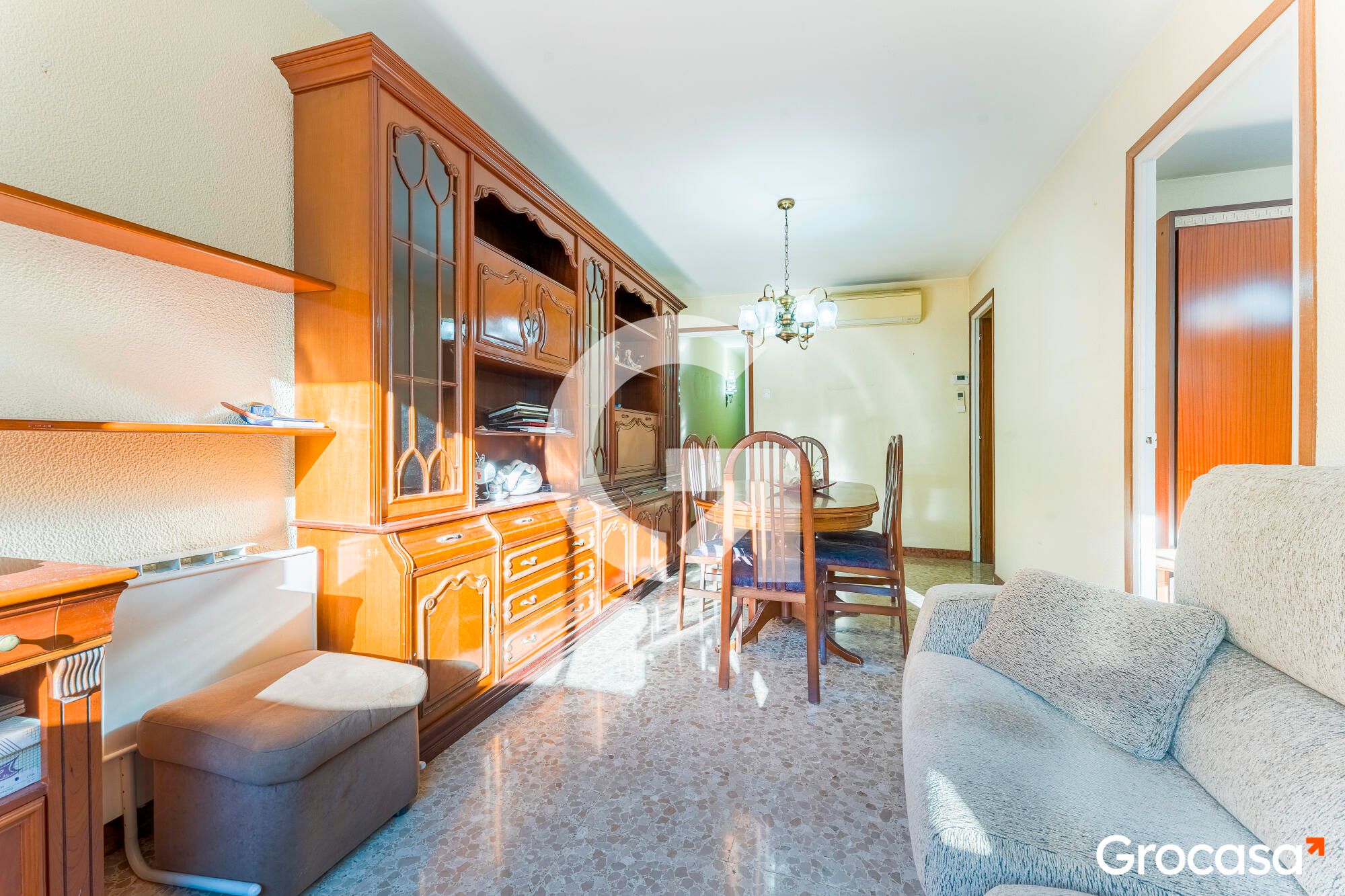 Dining room of Flat for sale in L'Hospitalet de Llobregat  with Air Conditioner, Heating and Terrace