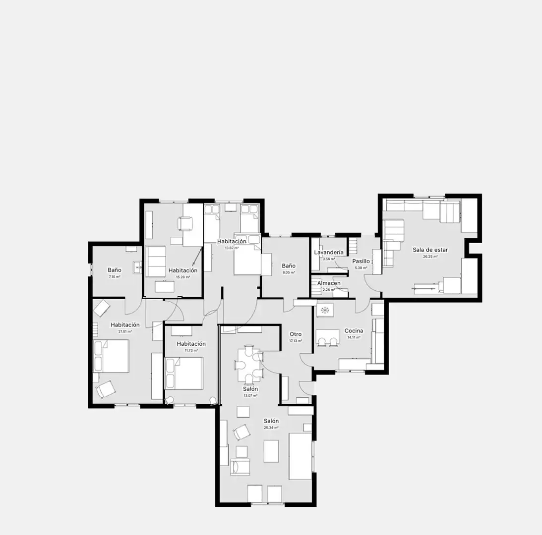 Houses for sale in La Carlota  with Air Conditioner, Heating and Private garden