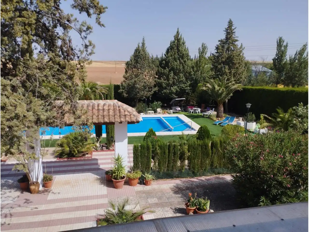 Jardín de Finca rústica en venta en Pozuelo de Calatrava con Aire acondicionado, Jardín privado y Terraza