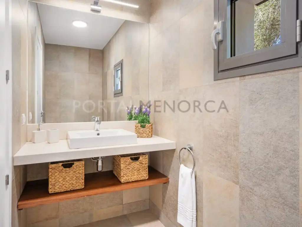 Bany de Casa o xalet en venda en Es Mercadal amb Jardí privat, Terrassa i Piscina
