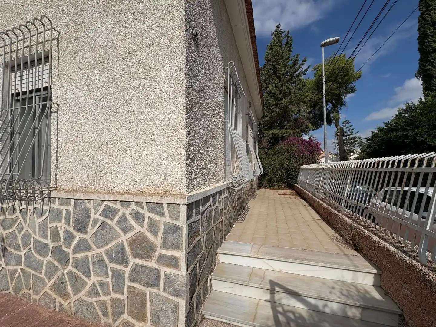 Exterior view of Houses for sale in Murcia  with Private garden and Swimming Pool