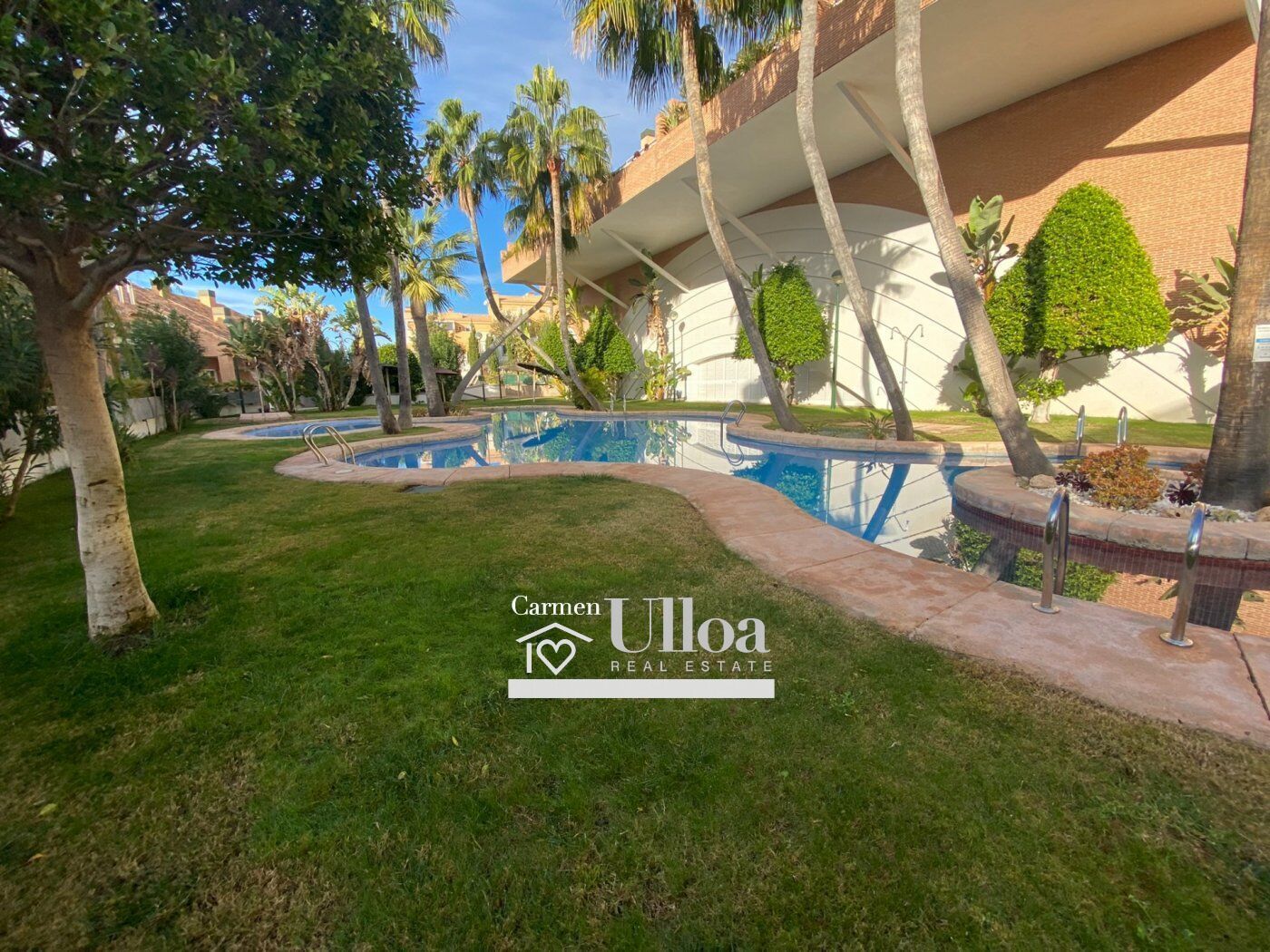 Jardín de Casa adosada en venta en Alicante / Alacant con Aire acondicionado, Jardín privado y Parquet