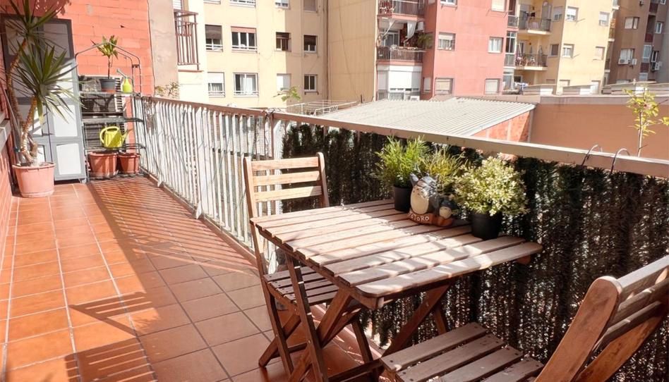 Terrace of Flat for sale in Badalona  with Air Conditioner, Parquet flooring and Terrace