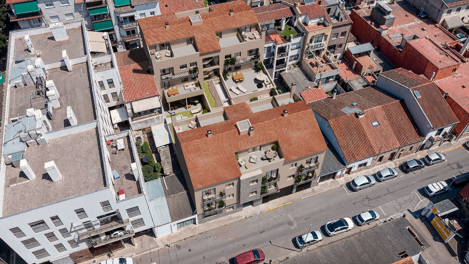 Vista exterior de Àtic en venda en Cardedeu amb Calefacció, Parquet i Terrassa