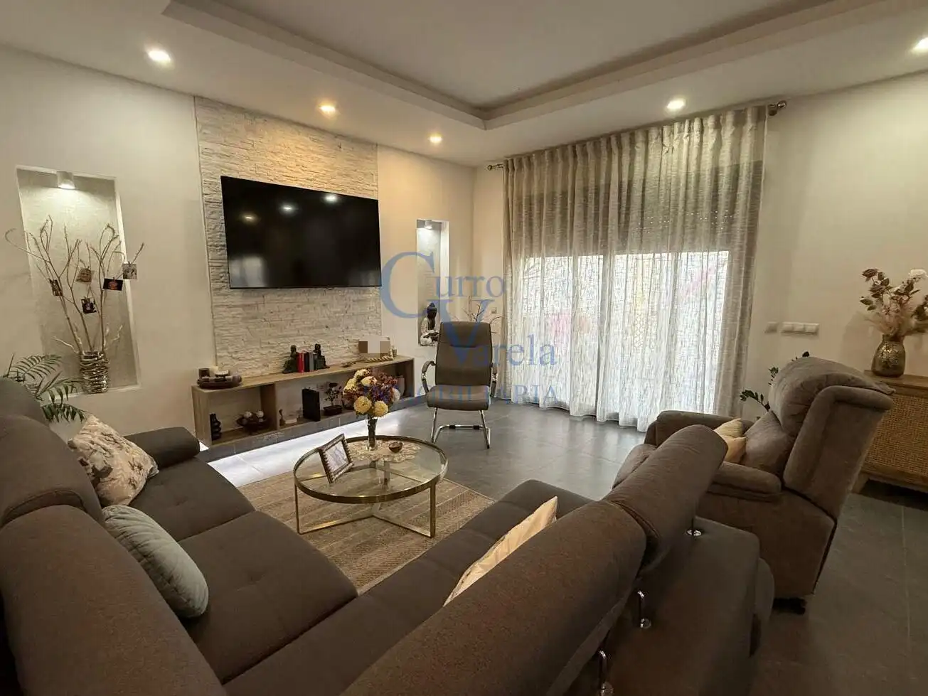 Sala de estar de Finca rústica en venta en Dos Hermanas con Aire acondicionado, Calefacción y Trastero