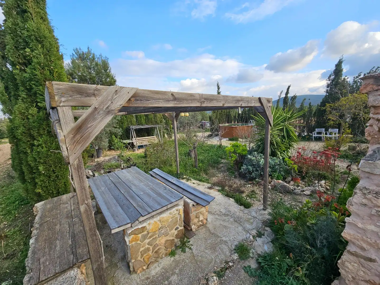 Jardín de Finca rústica en venta en Chulilla