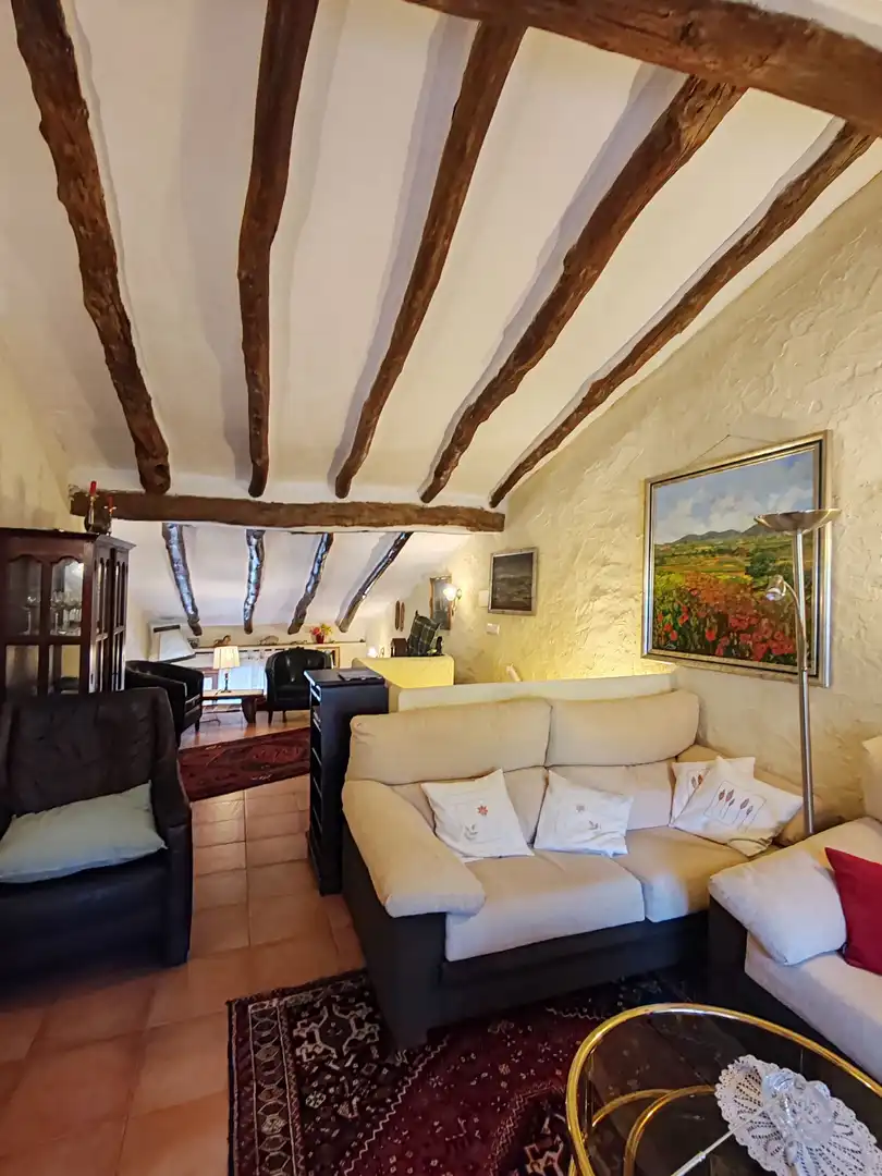 Living room of Country homes for sale in Penàguila  with Heating, Terrace and Storage room