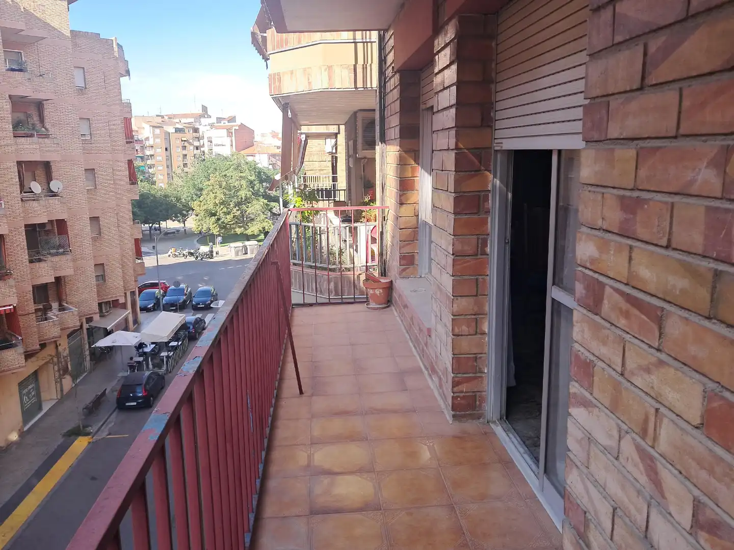 Terrasse von Wohnung zum Verkauf in Lleida mit Klimaanlage, Heizung und Abstellraum