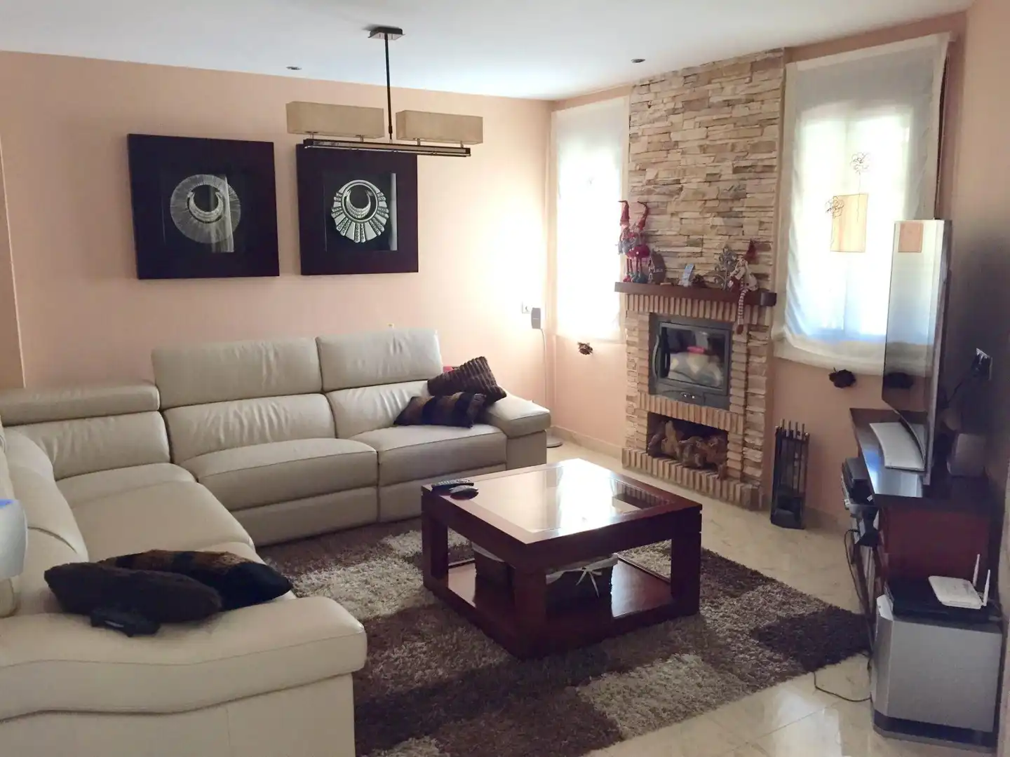 Sala d'estar de Casa o xalet en venda en Antequera amb Aire condicionat, Calefacció i Jardí privat