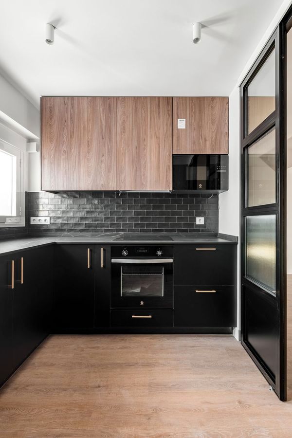 Kitchen of Flat for sale in  Madrid Capital  with Air Conditioner and Heating