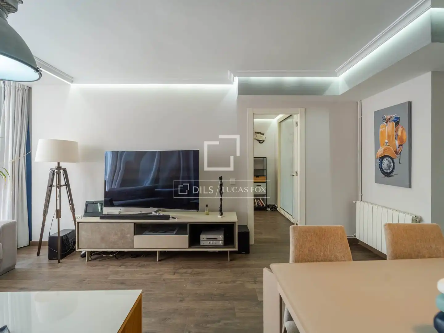 Wohnzimmer von Wohnung zum Verkauf in Valencia mit Klimaanlage, Heizung und Möbliert