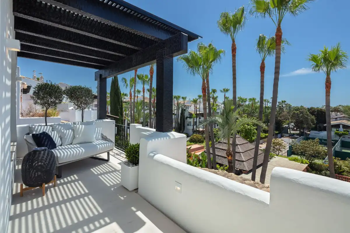 Terrace of Duplexes for sale in Marbella  with Air Conditioner, Terrace and Community pool