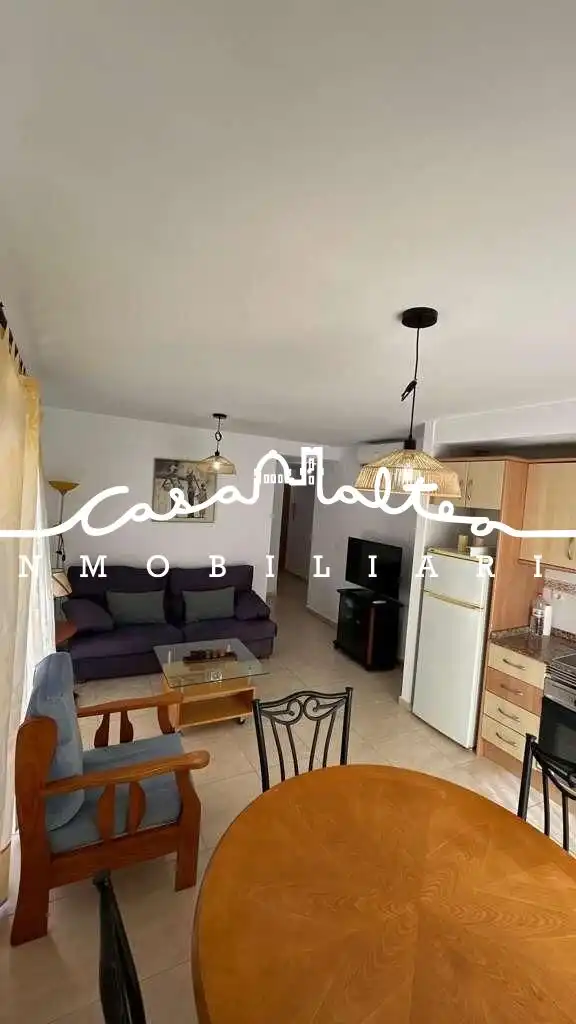 Living room of Flat for sale in L'Alfàs del Pi  with Air Conditioner, Terrace and Furnished