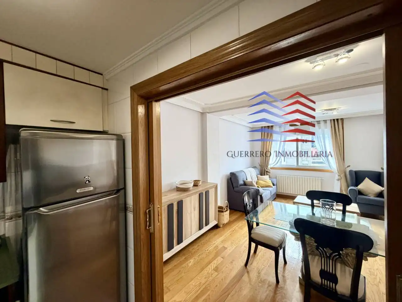 Living room of Apartments for rent in Ourense Capital   with Heating, Parquet flooring and Storage room