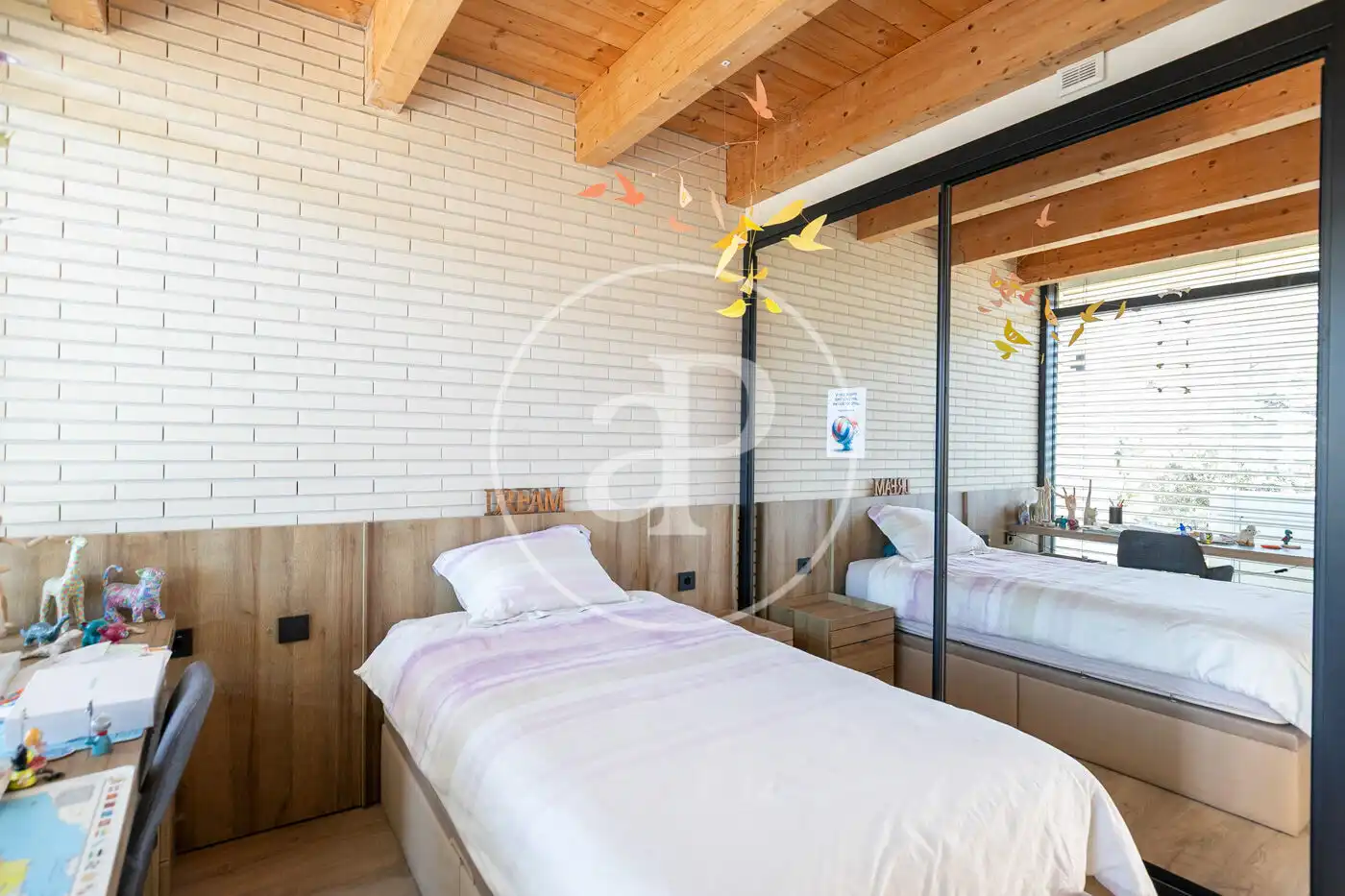 Bedroom of Houses for sale in Begues  with Air Conditioner, Heating and Private garden